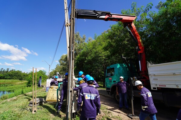 Улучшение системы освещения в парке Ñu Guasú для безопасности и видимости